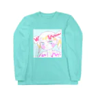 お白湯の脳内の量産型ちゃん Long Sleeve T-Shirt