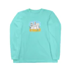 Beautiful Earthの海ゴミに悩むアザラシ3兄弟 Long Sleeve T-Shirt