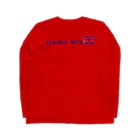 総合格闘技・フィットネス studio Willのstudio Will×INGRID カラフルロングスリーブTシャツ_B ロングスリーブTシャツの裏面