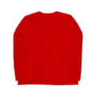 NIKORASU GOの酒好きデザイン「ノンベエ」（Tシャツ・パーカー・グッズ・ETC） Long Sleeve T-Shirt :back