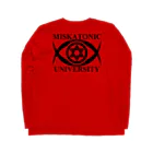 AURA_HYSTERICAのMISKATONIC UNIVERSITY ロングスリーブTシャツの裏面