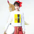 白井　快士のセミ採り２ Long Sleeve T-Shirt :model wear (front)