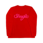 週刊少年ライジングサンズのShoogle(シューグル)ロゴ ピンク Long Sleeve T-Shirt