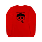 QUQU_WORKSのチェ・ゲバラスカル ブラック Long Sleeve T-Shirt