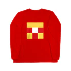 3×3 のドット絵の牛丼とカレー - 3×3 のドット絵 Long Sleeve T-Shirt