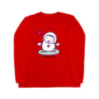 ゆきだるまころころのゆきだるまが大好き＊赤 Long Sleeve T-Shirt