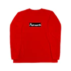 Mappila SHOPのFlatearth Box Logo (BLACK) フラットアース ボックスロゴ(ブラック) Long Sleeve T-Shirt