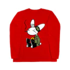 Rabit-shopの[Rabit]ビッグプリントT[男女兼用] Long Sleeve T-Shirt