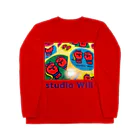 総合格闘技・フィットネス studio Willのstudio Will×INGRID カラフルロングスリーブTシャツ_B Long Sleeve T-Shirt