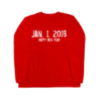 kimiのhappy New Year 2018 ロングスリーブTシャツ