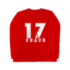 sncのpeace number ロングスリーブTシャツ