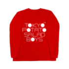 東京ポテトサラダボーイズ公式ショップの東京ポテトサラダボーイズ公式ネオクラシック(白)ロゴ Long Sleeve T-Shirt