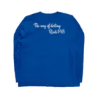 703Factory(セブンオースリーファクトリー)の起点・糸魚川  メインロゴ白抜きバージョン(アパレル) Long Sleeve T-Shirt :back