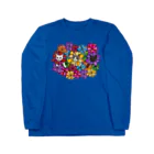 うめぼしととまととごはん。のにゃんこ花畑。 Long Sleeve T-Shirt