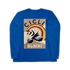 YS VINTAGE WORKSのイタリア・ミラノ　CICLI BIANCHI ロングスリーブTシャツ