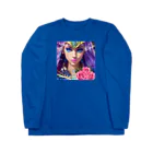 💖宇宙整体♪🌈♪こころからだチャンネル♪💖のuniversal mermaid Emilia Long Sleeve T-Shirt