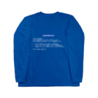 WebDesignFacts SHOPのブルースクリーンデザイン ロングスリーブTシャツ