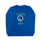 おだちゃんと7匹の猫たちのWOODS UNIVERSITY Long Sleeve T-Shirt