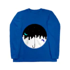 ざっか 夜光昼夢のいっしょうけんめいパワポで作ったロゴの服 Long Sleeve T-Shirt