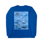 L_arctoaの船上から見た鯨類(1) Long Sleeve T-Shirt
