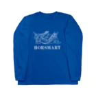 HORSMART公式ショップの色選べます『HORSMARTオリジナル商品（ホワイト）』 ロングスリーブTシャツ