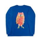 フクロウの住処　by atelier kinaのフクロウももちゃん Long Sleeve T-Shirt