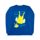 LalaHangeulのLonghorn Cowfish(コンゴウフグ) ロングスリーブTシャツ