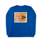 YS VINTAGE WORKSのチェコ　ウサギとソーセージ ロングスリーブTシャツ