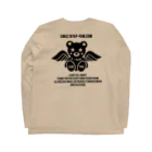 P➛fam.comのP➛KUMAちゃん(羽バージョン) ロングスリーブTシャツの裏面