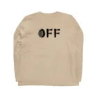 Culture Clubの[ 卵人 ] ON/ OFF LT-sh Long Sleeve T-Shirt :back