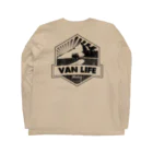 車中泊会議/ハイエースパパの車中泊会議ロンT Long Sleeve T-Shirt :back