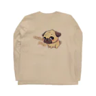 furebuhi　clubのCUTE PUG！ Long Sleeve T-Shirt :back