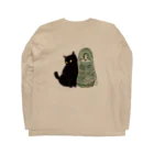 WAMI ARTの猫銅鐸 Long Sleeve T-Shirt :back