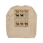 よもぎたけのこの柴犬(背) Long Sleeve T-Shirt :back