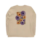 mimosaのGerbera•single Long Sleeve T-Shirt :back