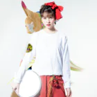 singer  kieの超絶福虎🐯 Long Sleeve T-Shirt :model wear (front)