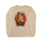 420 MUSIC FACTORYのタトゥー デザイン 祈り TATOO Long Sleeve T-Shirt