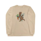 うさぎのうさぎはぶにんじん Long Sleeve T-Shirt