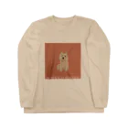 sayapochaccoのMy favirite terriers drom A to Z　~N~ NORWICH TERRIER ロングスリーブTシャツ