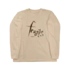 fragile×××のデザインロゴ01 Long Sleeve T-Shirt