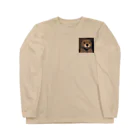 ゆうゆうのドッド絵キュートなおつかれカワウソ君 Long Sleeve T-Shirt