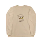 トイプードルのお爺さんのみぷぅ ふちどり Long Sleeve T-Shirt