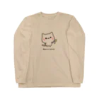 DECORの気づかいのできるネコ　笑顔になぁれver. Long Sleeve T-Shirt