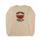 メシテロタイプ（飯テロTシャツブランド）のスイカ（ビンテージ風） Long Sleeve T-Shirt