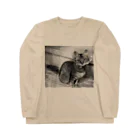 とらち友の会のカラーを外して欲しい猫 Long Sleeve T-Shirt