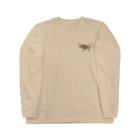 ぎーのの白いチワワ・てくてくチラッ Long Sleeve T-Shirt