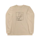 YamamoriMeidoの寝ているトイプードル Long Sleeve T-Shirt