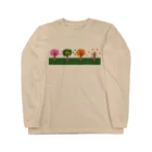 うめぼしととまととごはん。の『ね』と根。春夏秋冬バージョン。 Long Sleeve T-Shirt