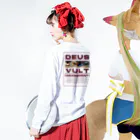 VAPORの#01 DEUS_VULT Long Sleeve T-Shirt :model wear (back, sleeve)