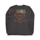 PALA's SHOP　cool、シュール、古風、和風、のDEVIL　「Just the way you are .」 ロングスリーブTシャツの裏面